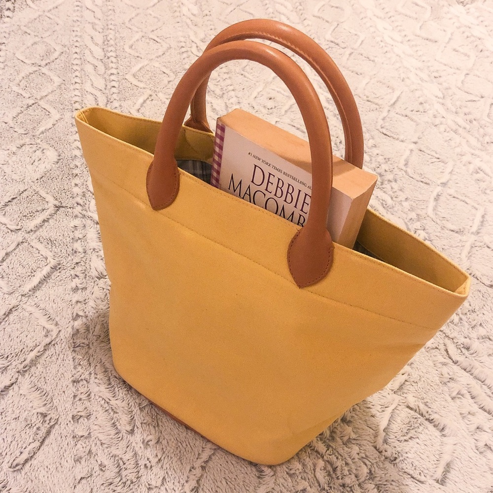 NWOT Small Canvas Bucket Bag